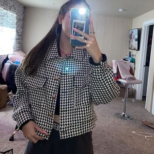 Houndstooth jacket